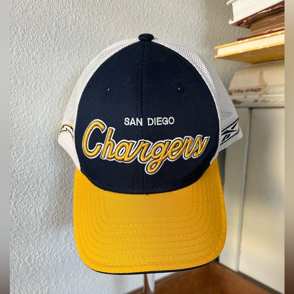 Vintage NWT San Diego Chargers Snap Back Hat NFL Bolts Reebok.